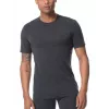 Icebreaker Anatomica Short Sleeve Crewe Base Layer T-Särk - Must/Monsoon - XL