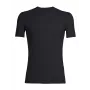 Icebreaker Anatomica Short Sleeve Crewe Base Layer T-Särk - Must/Monsoon - XL