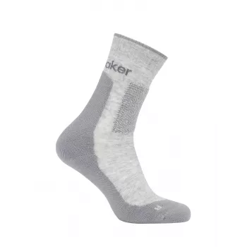 Icebreaker Hike+ Medium Crew meriinovillased matkasokid – Blizzard Heather/Alloy – unisex