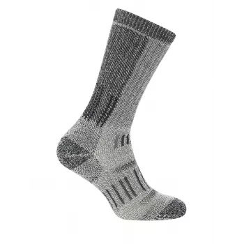 Icebreaker Hike+ Mountaineer Mid Calf Socks Men's Jet Heather/Black