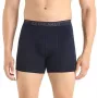 ICEBREAKER Men's Anatomica Boxer Briefs in Midnight Navy - Merino Wool Blend, Odor Resistant, Temperature Regulating