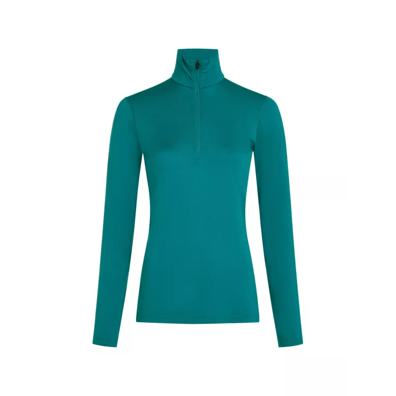 Icebreaker Merino 200 Oasis LS Half Zip naiste Tidal Teal