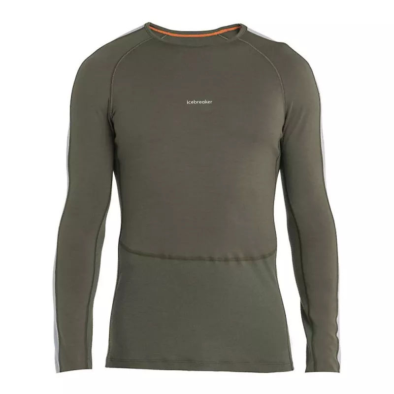 Icebreaker Merino 200 ZoneKnit LS Crew Men's Loden/Ether