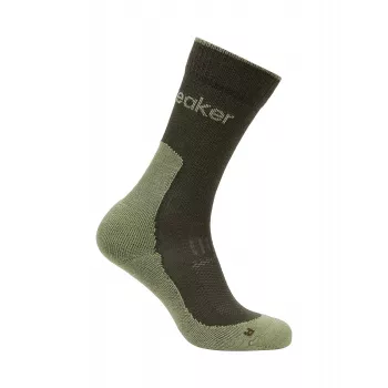 Icebreaker Merino Hike+ Light Crew sokid meestele - Lichen/Dark Loden