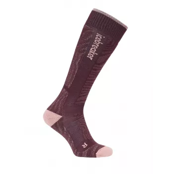 Icebreaker Merino Ski+ Medium OTC Socks Java/Blush/Summit