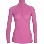 Icebreaker Merino Zone Half Zip 150 naiste aluskiht Cosmic Grape