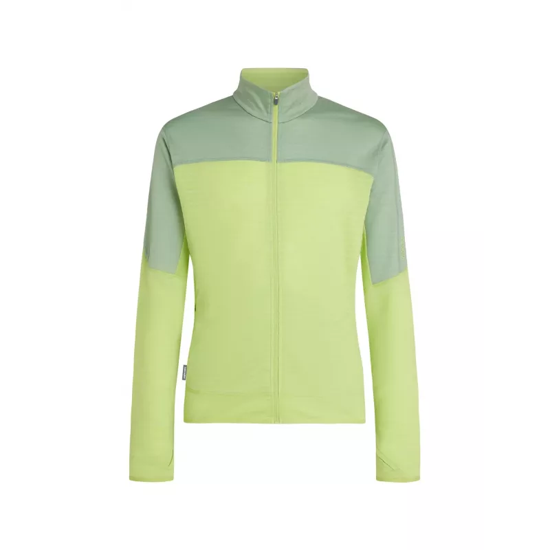 Icebreaker Real Fleece Descend Men's Jacket Peridot/Seaglass