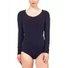 Icebreaker Siren L/S Sweetheart Long Sleeve Top - Must, XS