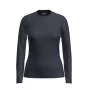 Icebreaker Naiste 200 Oasis Pikkade Varrukatega Crewe Kaelusega Termiline Aluskiht - Midnight Navy - XS