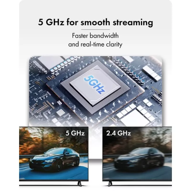 Icy Box IB-WL101 Juhtmevaba HDMI pikenduskomplekt - USB-C HDMI saatja ja vastuvõtja, Full HD 1080p, 30m ulatus, must