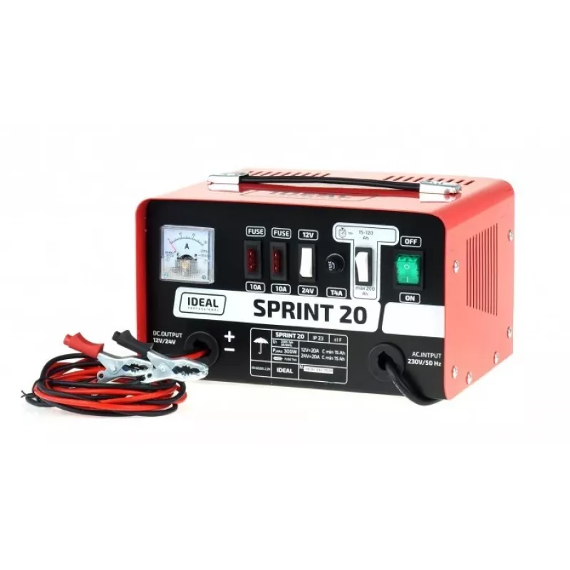 IDEAL Charger SPRINT 20, Laadimispinge: 12/24 V