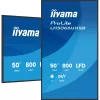 IIYAMA LH5066UHSB-B1AG 50 tolli 4K UHD IPS digitaalne märgistusekraan Androidiga, 2x HDMI, USB-C, 500 cd/m²
