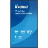 IIYAMA LH5066UHSB-B1AG 50 tolli 4K UHD IPS digitaalne märgistusekraan Androidiga, 2x HDMI, USB-C, 500 cd/m²