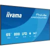 IIYAMA LH6566UHSB-B1AG 65-tolline 4K UHD digitaalne reklaamiekraan Android 11, 500 cd/m², 2x HDMI, USB-C, DP, WiFi, 18/7 töörežiimiga