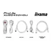iiyama ProLite XUB2492HSU-W6 24 inch IPS Full HD 100Hz Monitor with USB Hub, 0.4ms, White