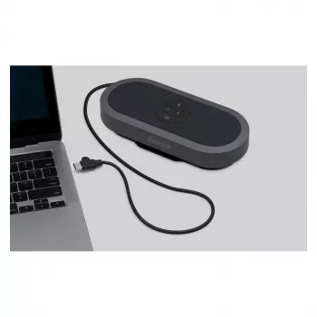 IIYAMA WP-MEET03M Traadita esitlus saatja 8-mikrofoniga, 4K UHD, USB-C, must