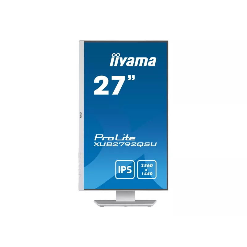 IIYAMA XUB2792QSU-W5 27 inch WQHD IPS LED ärimonitor - Valge