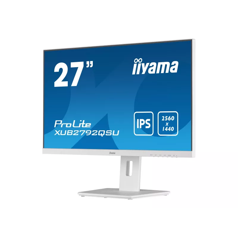 IIYAMA XUB2792QSU-W5 27 inch WQHD IPS LED ärimonitor - Valge