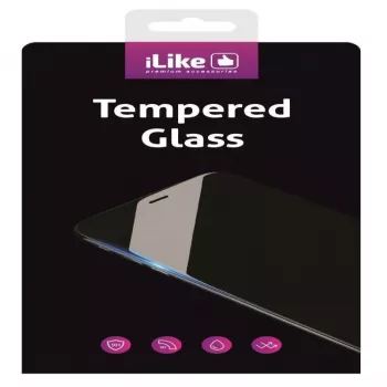 iLike 2.5D Black Frame Full Glue Tempered Glass Screen Protector for Xiaomi Redmi 9A