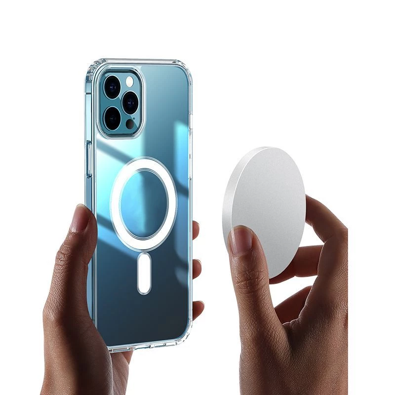iLike Anti Shock 1.5 mm Mag Case Samsung Galaxy A17 4G / A17 5G jaoks, läbipaistev suure auguga