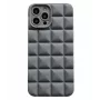 iLike Apple 3D kuubikujuline ümbris iPhone 14 6.1 inch jaoks - must