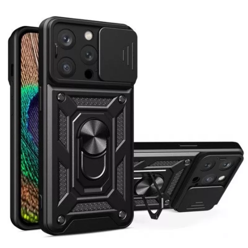 iLike Apple iPhone 14 Pro Max Armor Camshield Case Must