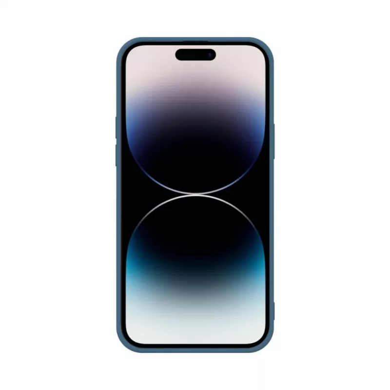 iLike Apple iPhone 14 Pro Max Nano Silicone Case Midnight Blue