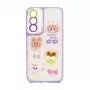 iLike Apple iPhone 15 Epoxy Cartoon Cover Light Purple