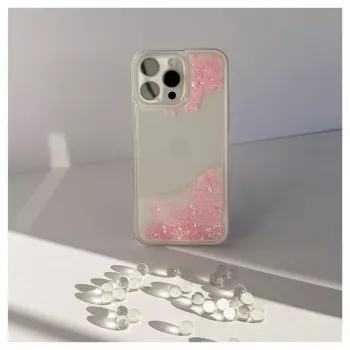iLike Apple iPhone 15 Pro Max Silikoonkate Veesäde Roosa