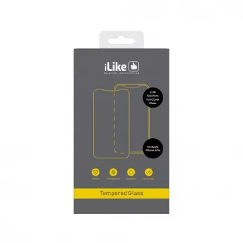 iLike Apple iPhone 6/6S 2.5D Silk Print Full Cover Glass Screen Protector - Must