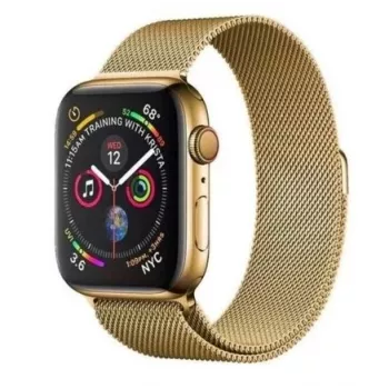 iLike Apple Magnetic Strap Watch 7 45mm Magnetic Band Bracelet Gold