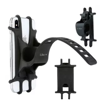 iLike Bike Holder IPH01BK Black - Universaalne juhtraua kinnitus nutitelefonidele 4.0-6.5 tolli