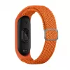 iLike Punutud Kangast Rihm Xiaomi Mi Band 3/4/5/6 jaoks - Oranž