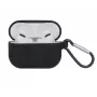 iLike Punutud silikoonist kest Apple AirPods Pro jaoks - must