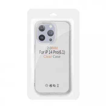 iLike Clear Case iPhone 17 Pro / 18 Pro jaoks (madal kaamera serv) 2 mm läbipaistev