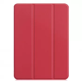 iLike Galaxy Tab A9 / A11 8.7 X110 kolmeosaline öko-nahk alusega ümbris korallroosa