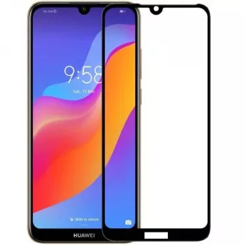 iLike Huawei Y6s 2.5D Black Frame Full Glue Tempered Glass Screen Protector