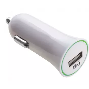 iLike ICC01 Valge auto laadija 1 USB-A pordiga, 5W