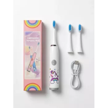 iLike Kids W3 elektrihambahari (patareitoitega) +3 otsikut Valge