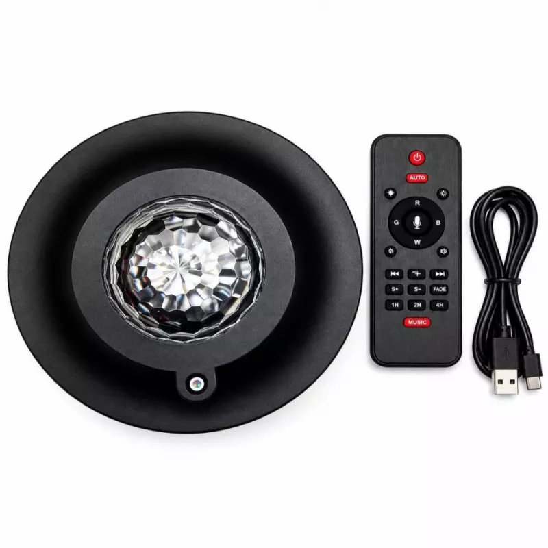 iLike LED Tähtprojektor 21 efektiga Must