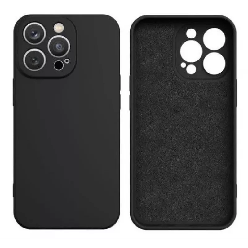 iLike Samsung Galaxy A14 5G / Galaxy A14 Silicone Cover Black