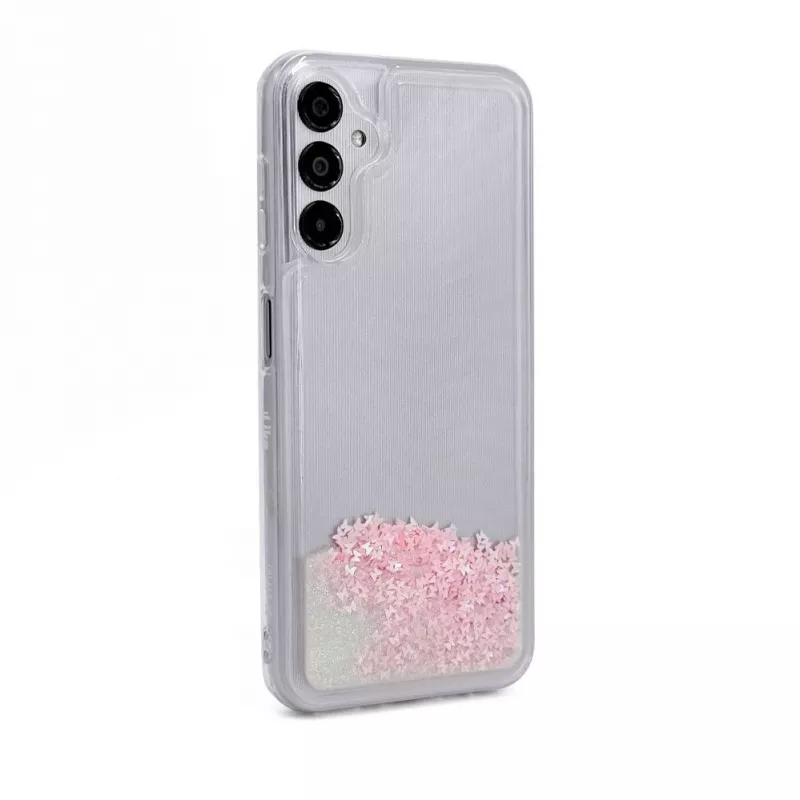 iLike Samsung Galaxy A14 5G Silicone Case Water Glitter Pink