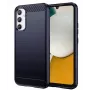 iLike Samsung Galaxy A34 5G painduv silikoonist süsinikkiud-kate sinine