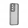 iLike Samsung Galaxy A55 Transparent Case and Camera Protection Black