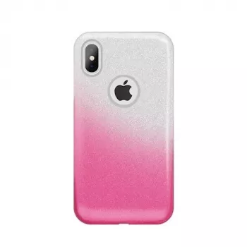 iLike Samsung Galaxy A70 Gradient Glitter 3in1 ümbrise roosa