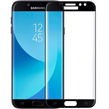 iLike Samsung Galaxy J5 (2017) J530 5D Curved Edge Tempered Glass Screen Protector Black