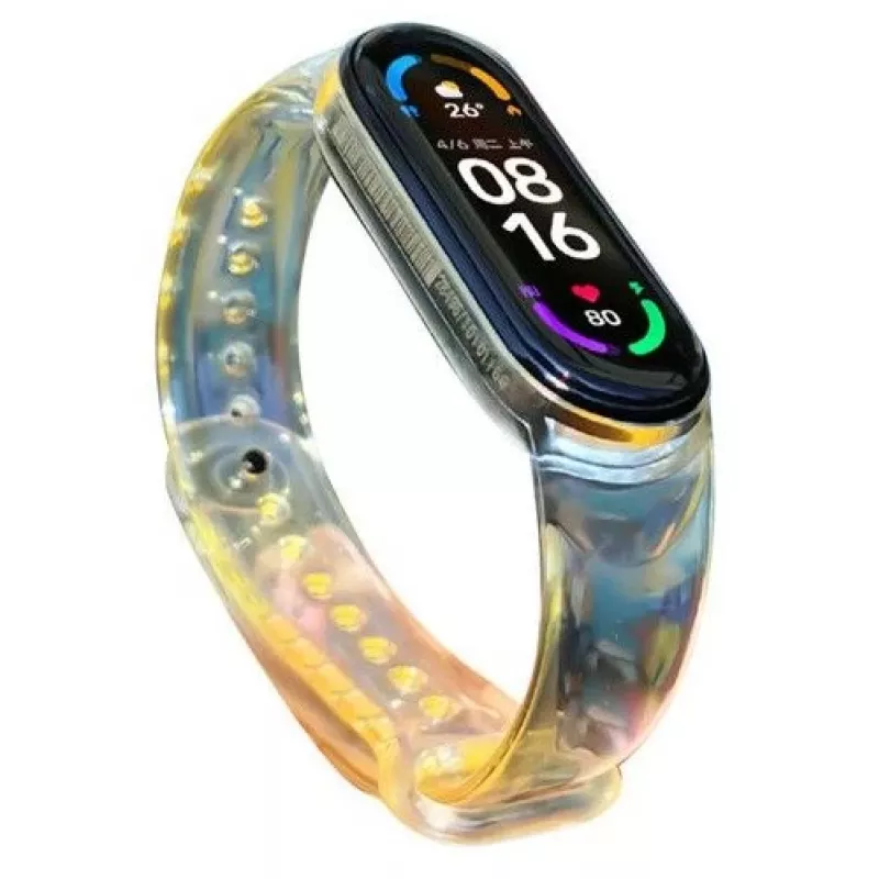 iLike Silicone Band Strap for Xiaomi Mi Band 6 / 5 Yellow