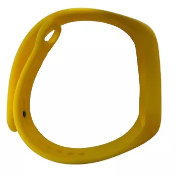iLike Silikoonist käerihm Xiaomi Mi Band 5 / 6 / 7 jaoks (18x250mm) Kollane