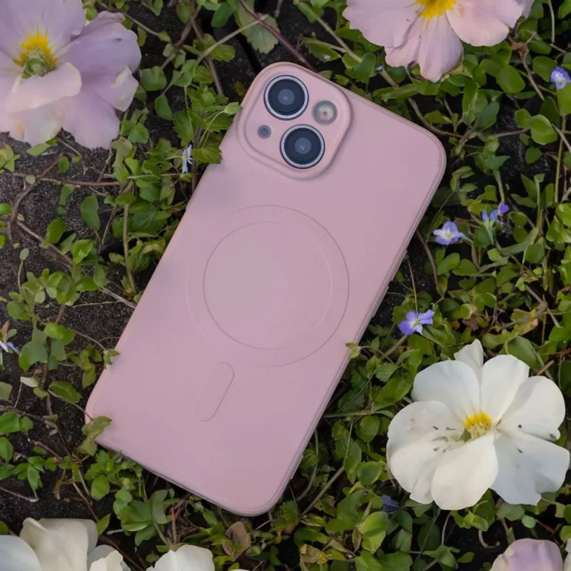iLike Simple Color Mag Case Samsung Galaxy A57 5G roosa