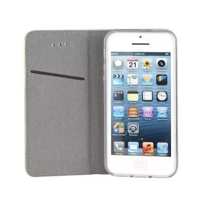 iLike Smart Magnet Book Case for Xiaomi Redmi A3, Must
